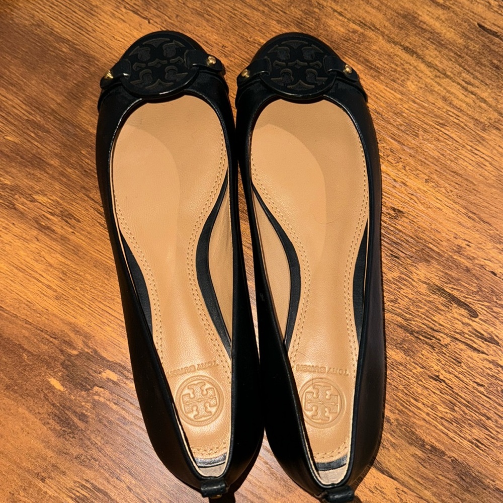 Size 8 Tory Burch Black Ballet Flats